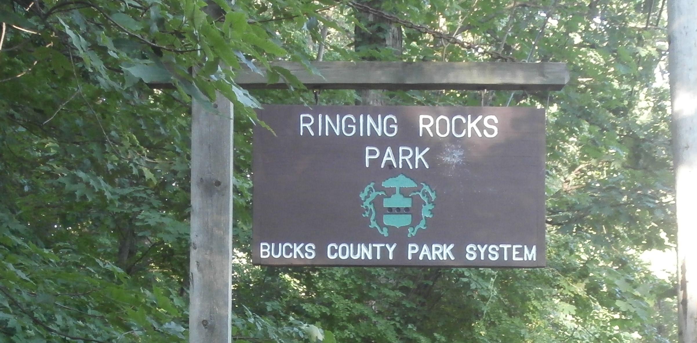 Ringing Rocks Park in Pennsylvania