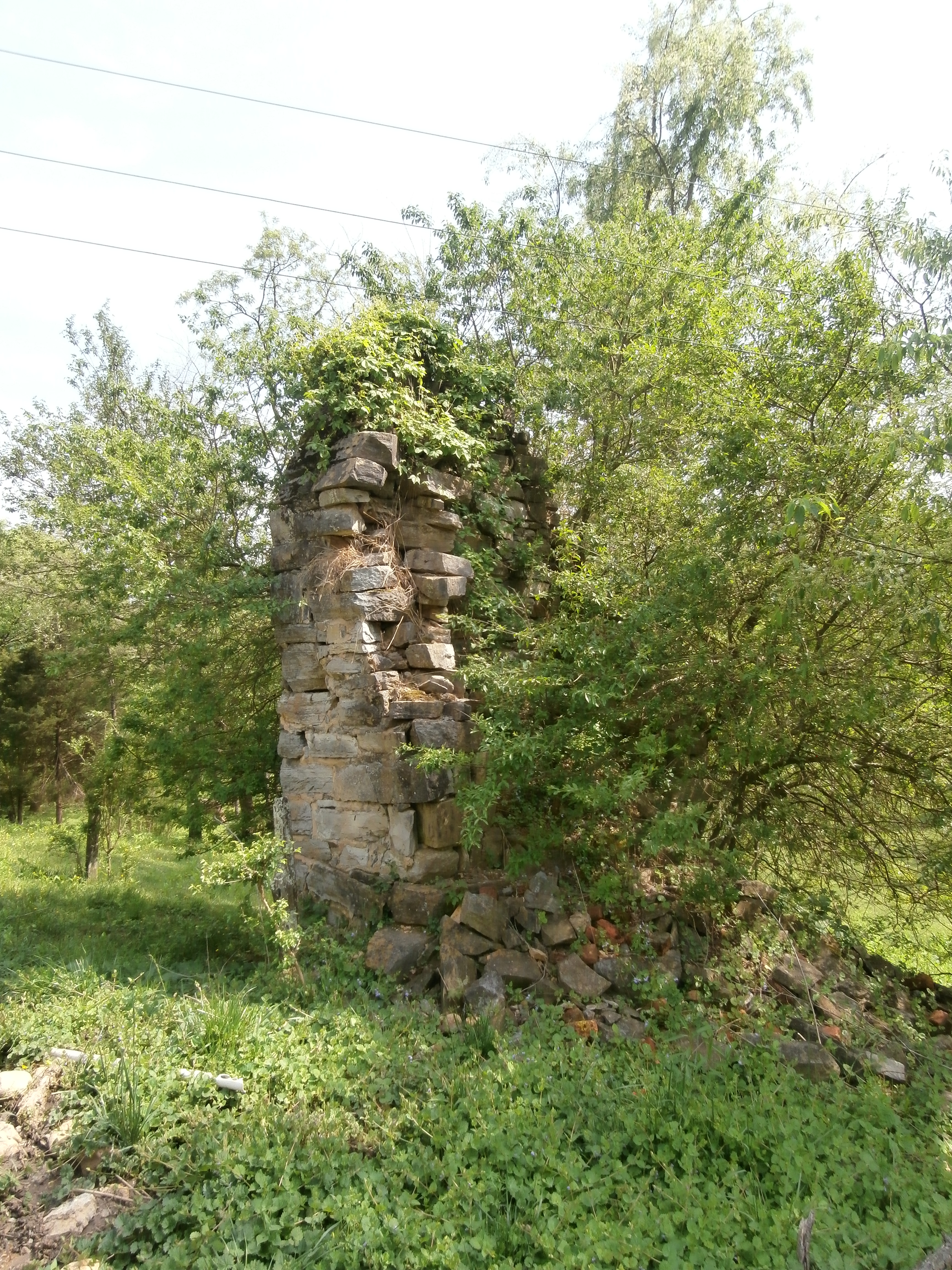 The Chimney of Buford’s Tavern and Location of the Beale Treasure