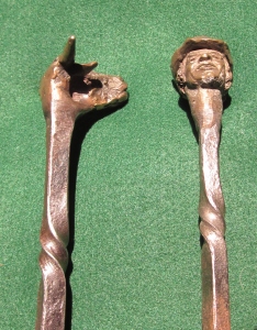 Forrest Fenn's bronze and iron cow head (2)