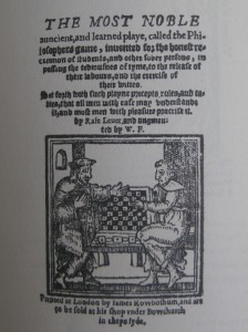 1563 Philosopher's Game Manual Cover