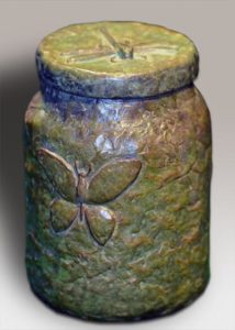 bronze jar