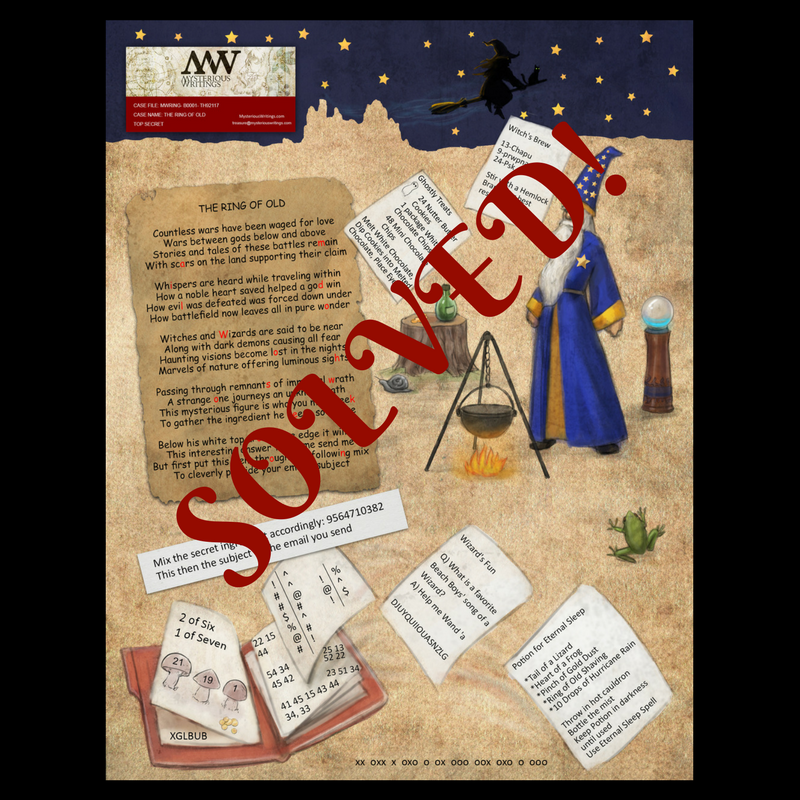 MW Fall Armchair Treasure Hunt Has a Winner!  Read the Fun Solve and Story!