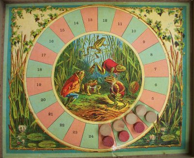 1800’s Board Game of Leap Frog by McLoughlin Brothers