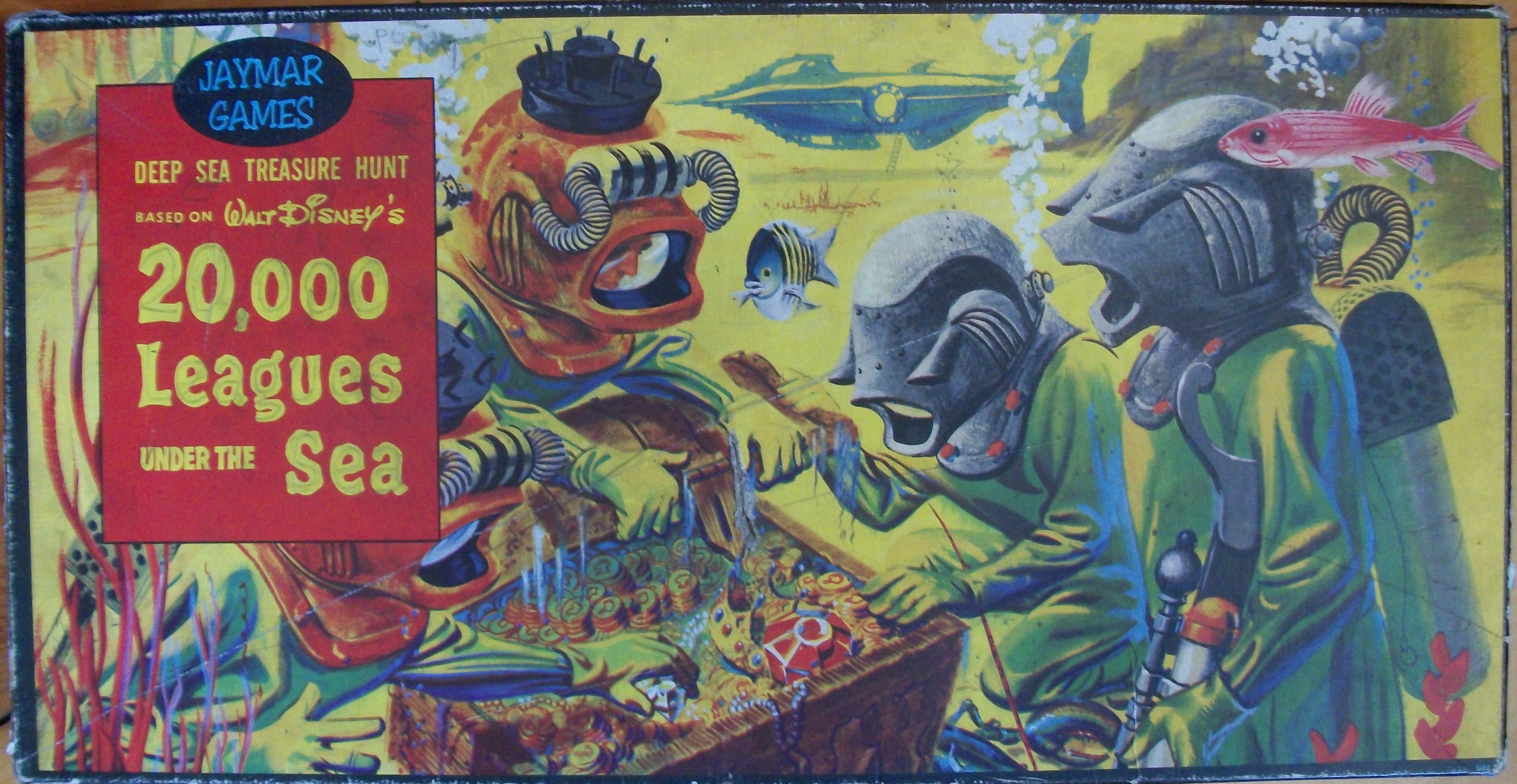 1954 Vintage Game: 20,000 Leagues Under the Sea by Jaymar Games