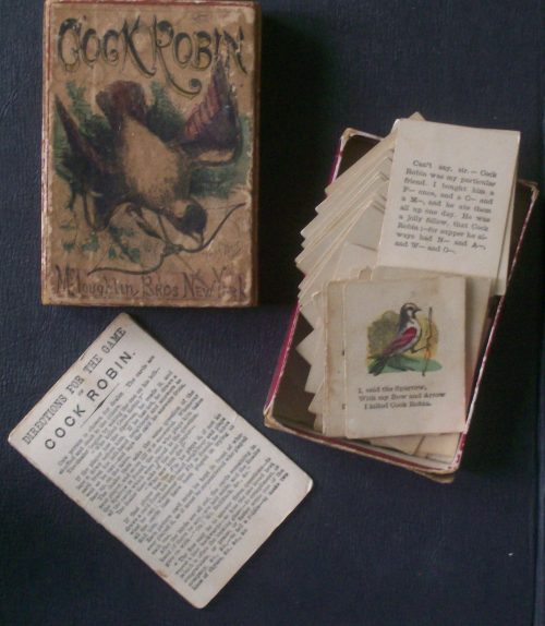 McLoughlin Bros. 1860’s Card Game: Cock Robin