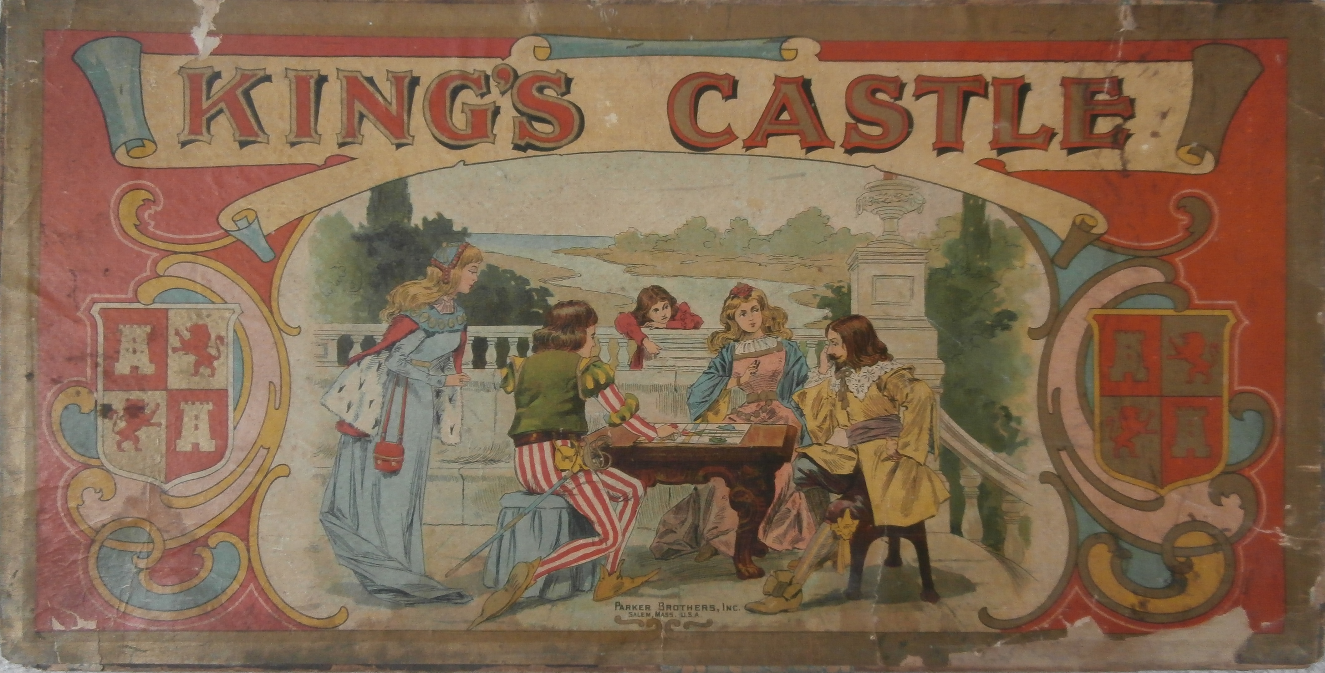 Parker Brothers Vintage Board Game: 1902 King’s Castle