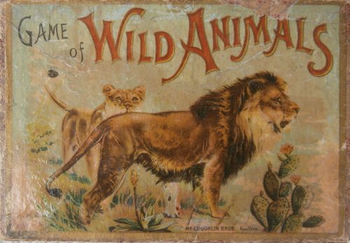 Mcloughlin Bros. Collectible 1900 Card Game: Wild Animals