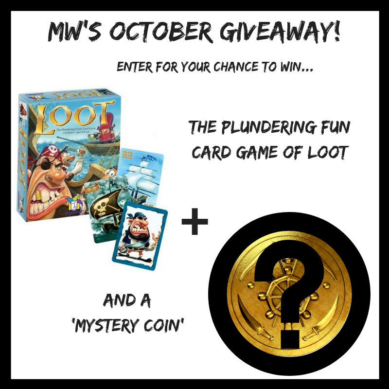 MW’s October GiveAway: Loot Card Game with a Surprise Coin from a Historical Shipwreck