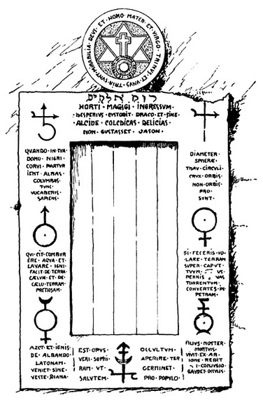 alchemical door in Rome the magic portal