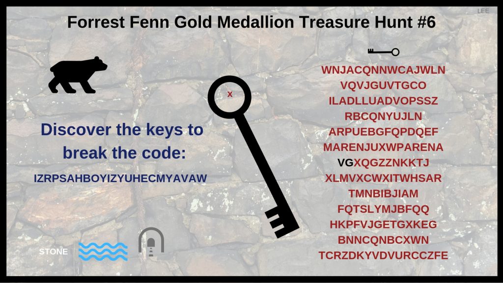 Forrest Fenn Gold Medallion Treasure Hunt #6 clues