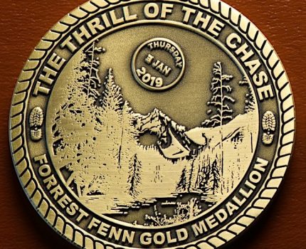 MW / Chase Legacy Forrest Fenn Gold Medallion Treasure Hunt #7 of Series 3