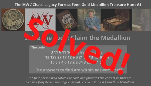 The MW / Chase Legacy FFGM #4 Treasure Hunt Solution