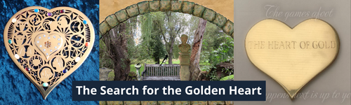 search for the golden heart armchair treasure hunt