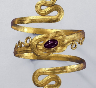 Treasures of the Museum: Gold Snake Bracelet with Hercules Knot