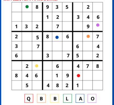 Codes and Ciphers Series: The Sudoku Word Shifter of MW Puzzle Fun #14