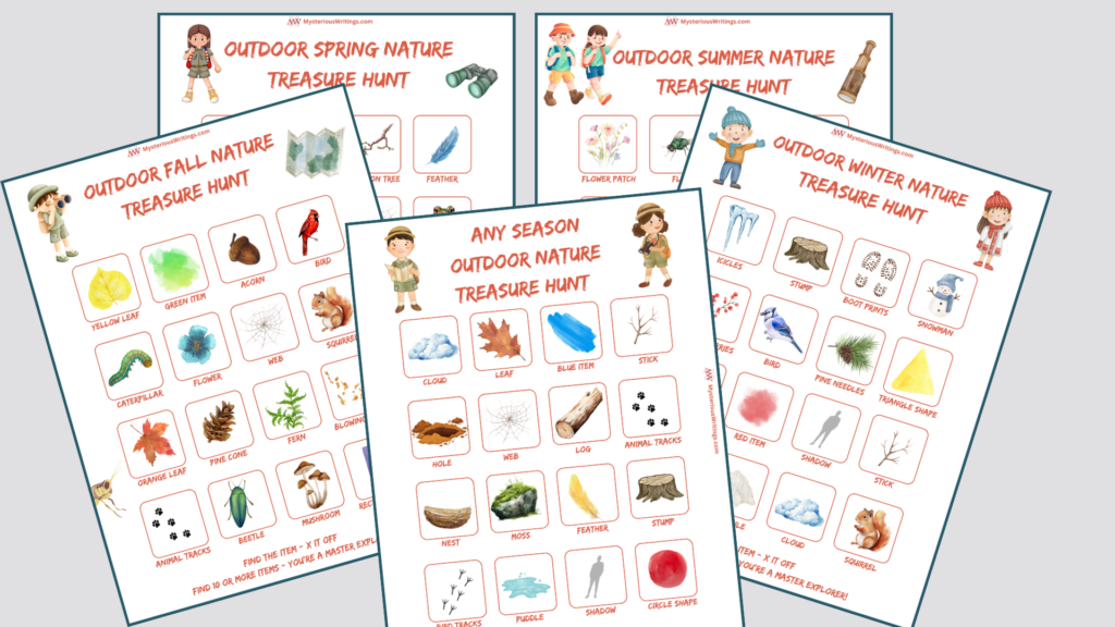 kids outdoor treasure hunt