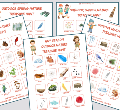 Kids Outdoor Treasure Hunts – FREE Scavenger Hunt Printables