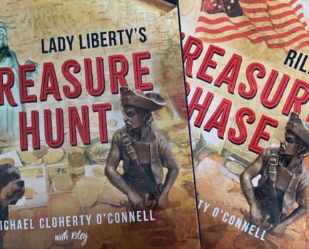 Lady Liberty’s Treasure Hunt (and Riley’s Treasure Chase): Six Questions with Michael O’Connell