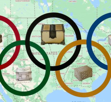 Olympic Rings Clue to Locations of Treasure Boxes in There’s Treasure Inside?