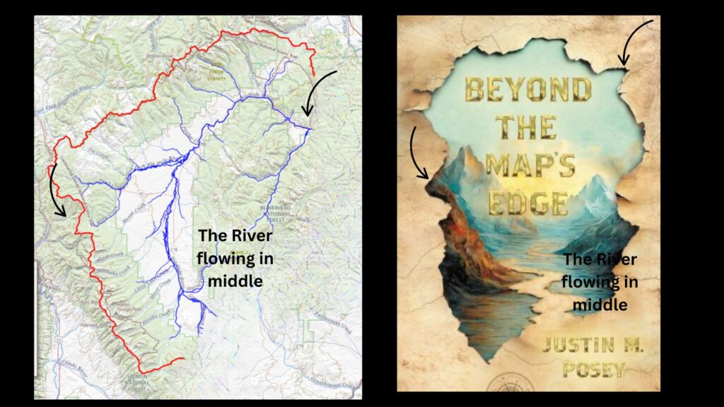 Beyond the Map's Edge Book Cover Clue
