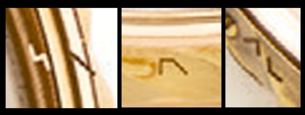 magnifying glass markings in There's Treasure Inside Jon collins-Black