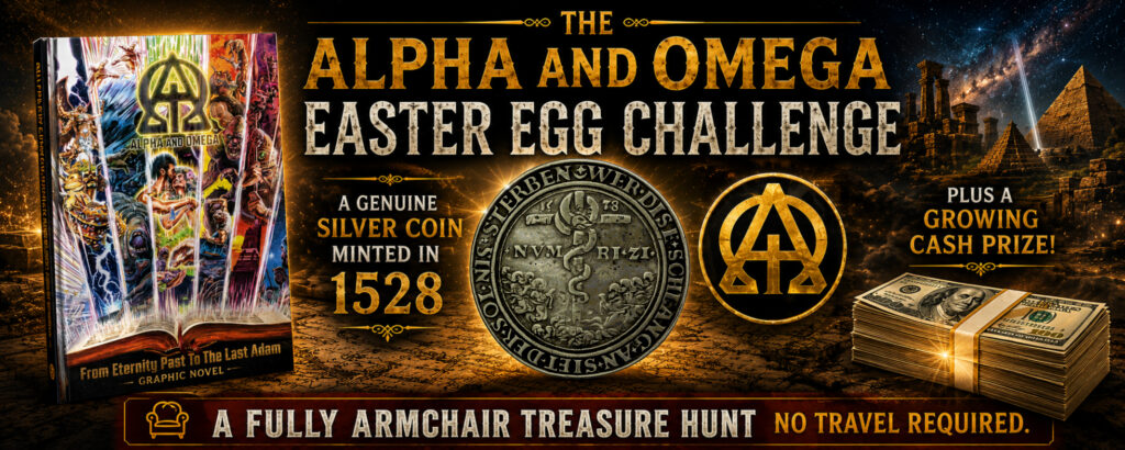 Alpha and Omega treasure hunt overview clues facts theories