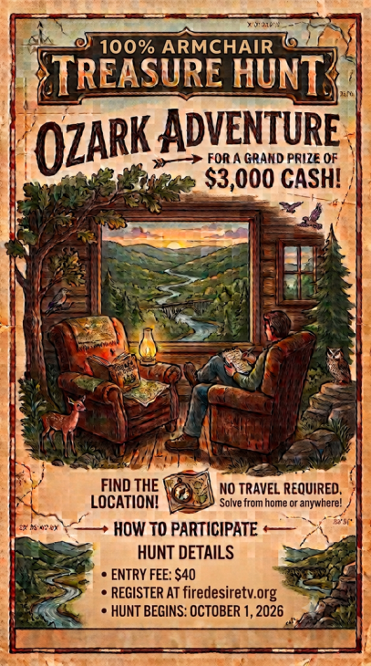 Ozark adventure treasure hunt